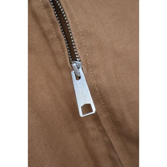 Vintage Carhartt WIP-25 Brown Quilted Jacket S Heavy-Duty Cotton Blend - Picture 5 of 11